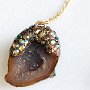 Druzy is believed to calm and soothe a tensed mind. This gemstone has the ability to draw out negativity and fill you with positive energies.